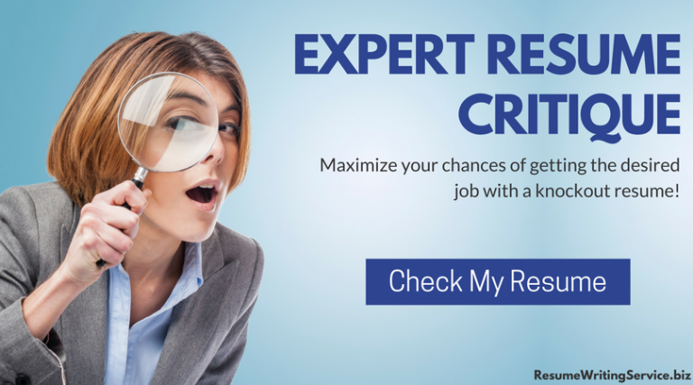 professional resume review service