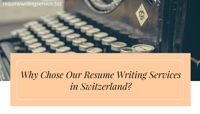 resume writing services switzerland